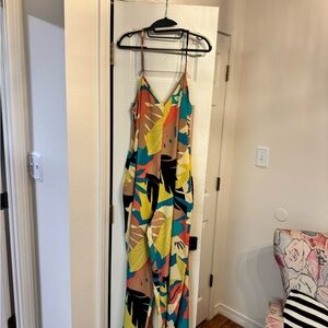 Very colorful light weight romper